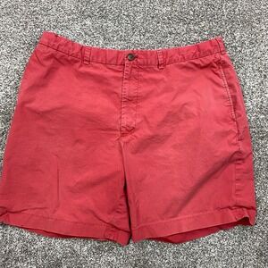Brooks Brothers Shorts Mens 38 Red Flat Front pepper Preppy‎ beach party Classic